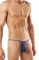 Preview: Good Devil 4830 Sheer Side G-String Navy Blue