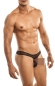 Preview: MJ Metal Cockring Thong Model 40110 black Gr.S/M