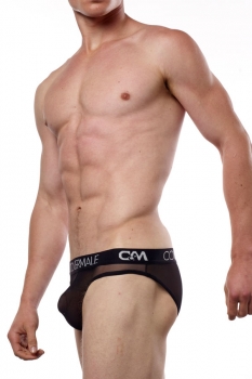 Cover Male Waisted-Up Bikini 115 Gr.S sheer black