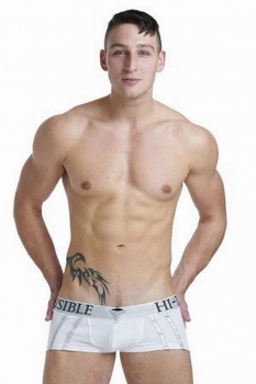 L' Homme Invisible Silver Lining V-Boxer Gr.S white