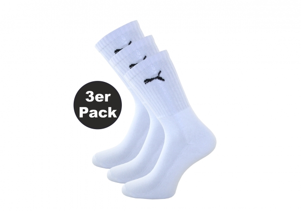 Puma Sportsocken im 3er-Pack weiß